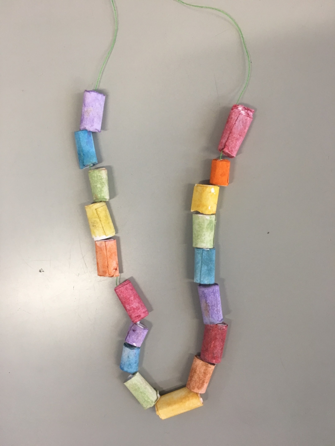 Paper Necklace by Samar